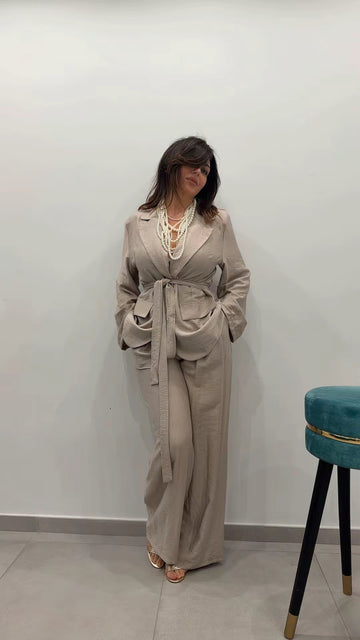 Tailleur Tris Giulia Beige