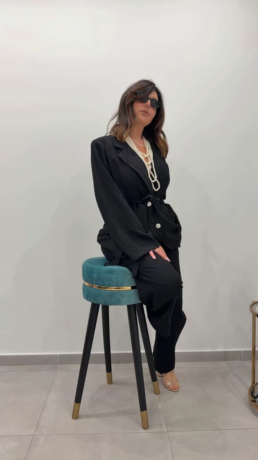 Tailleur tris Giulia Nero