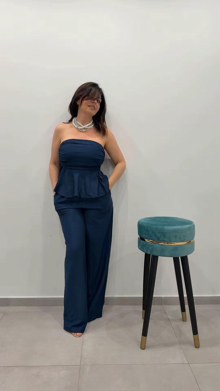 Coordinato Melissa blu